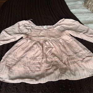 Heyson Babydoll Crochet Top Size Small